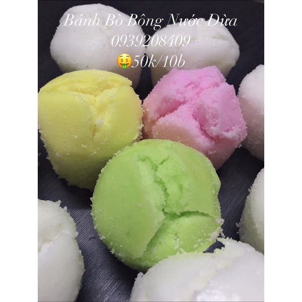 Bánh Bò Bông Nước Dừa/10 Bánh