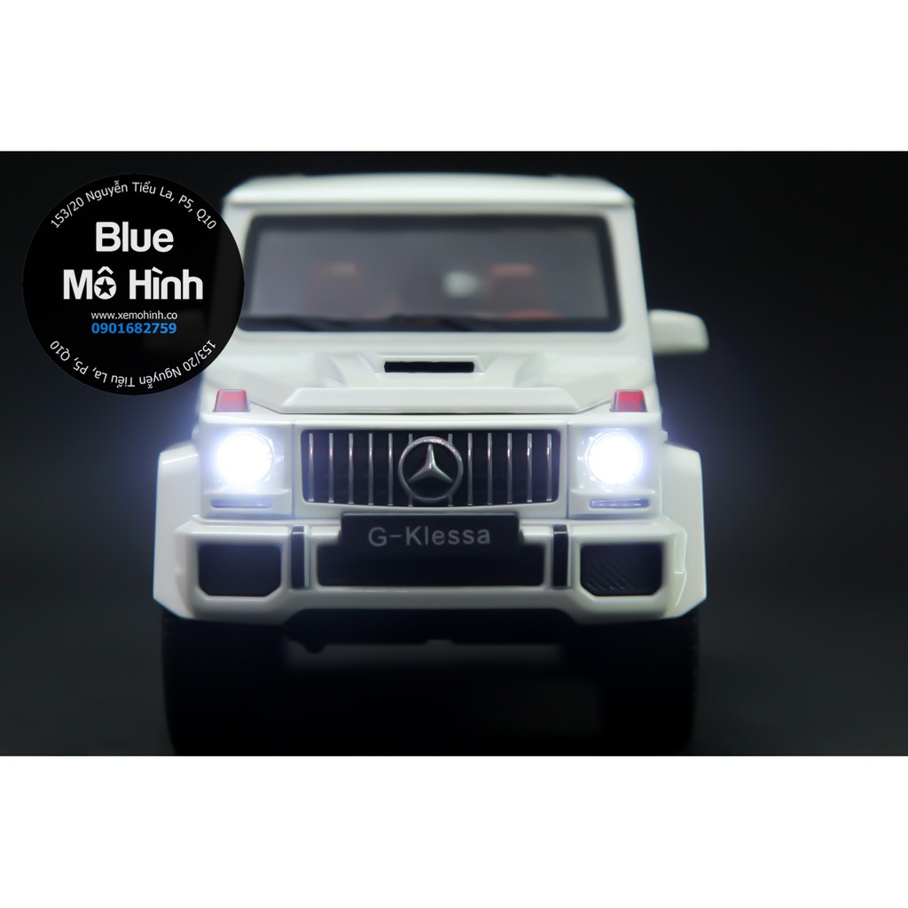 Blue mô hình | Xe mô hình Mercedes G63 G Klessa SUV 1:24 mở hết cửa tuyệt đẹp