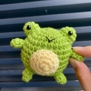 Móc chìa khoá len ếch xanh handmade 🐸🐸🐸 (HÌNH THẬT SHOP TỰ CHỤP) [HÀNG CÓ SẴN]