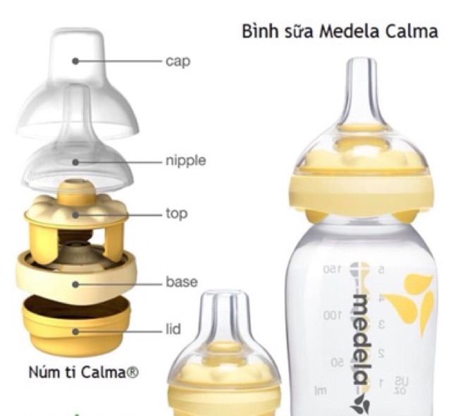Bình sữa Medela Calma 150ml -Hàng Úc