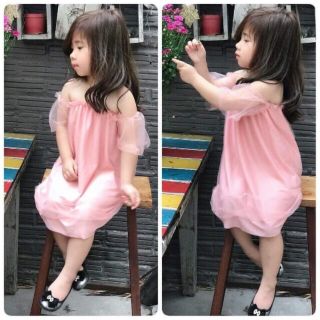 Đầm cúp ngực cho bé gái
