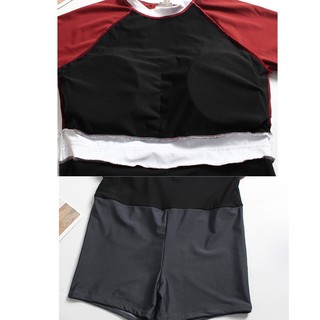 BS6126_Đồ bơi đỏ thể thao big size