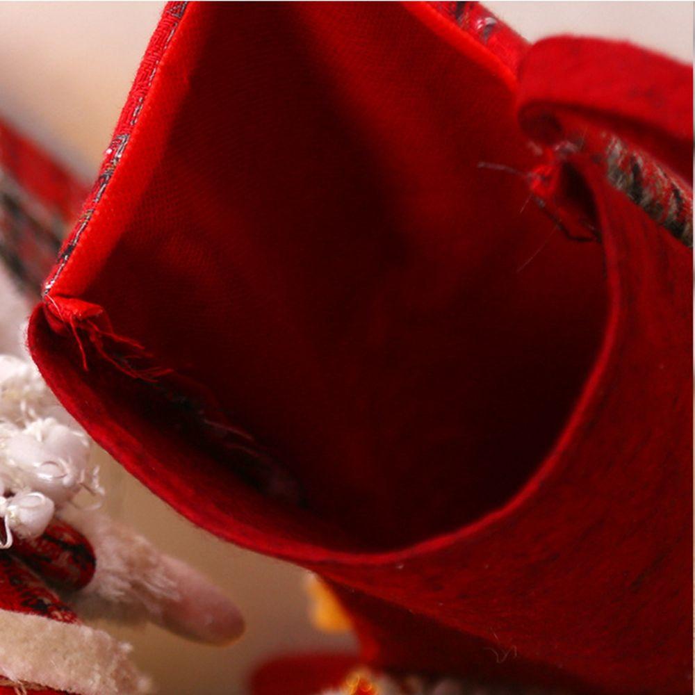 Vớ Bông Treo Trang Trí Giáng Sinh DIY Hình Ông Già Noel / Người Tuyết / Tuần Lộc / Gấu Đáng Yêu