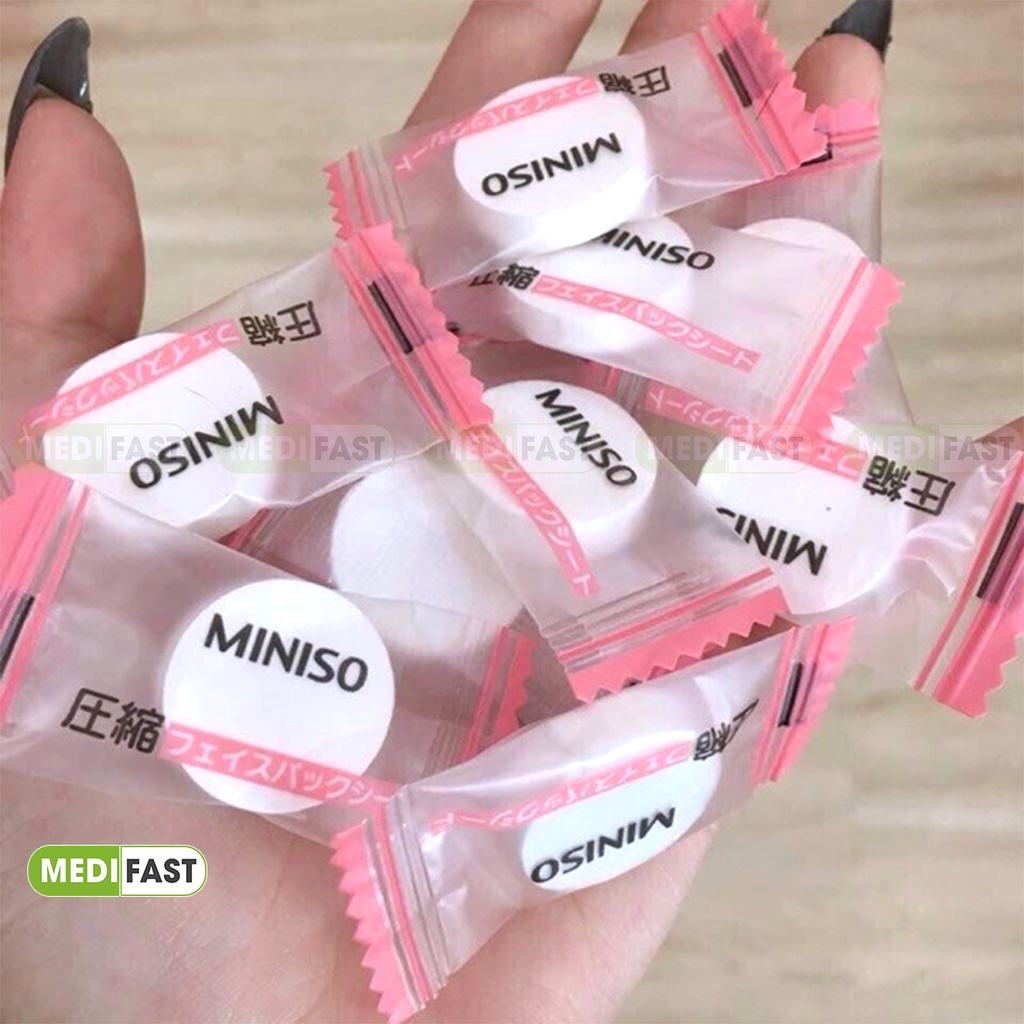 Mặt Nạ Giấy Dạng Nén Miniso Mask - Xuất xứ Nhật Bản - Mặt Nạ Giấy