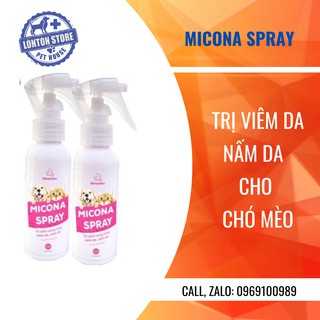 VEMEDIM Micona Spray - Dung dịch xịt giúp hết viêm nang lông, viêm da, nấm da, xà mâu