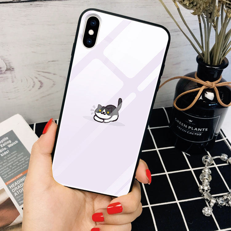 Ốp Chống Bẩn Ip Hình Mèo BRUH CASE Cho Iphone 12Mini/11Pro/Xs/Max/Xr/X/8/7/6/Plus