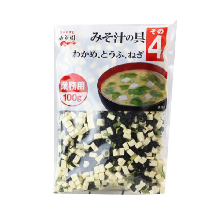 Rong Biển Đậu Hũ Non Sấy Khô Nagaya 100g Dùng Nấu Soup Miso Cho Bé Ăn Dặm