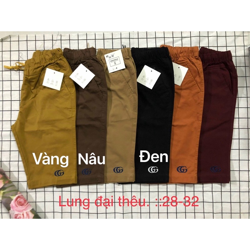 QUẦN SHORT KAKI NỮ CÓ GIÃN
