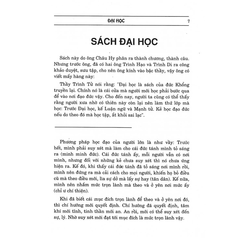 Sách - Tứ Thư (Trọn Bộ): Đại Học - Trung Dung - Luận Ngữ - Mạnh Tử