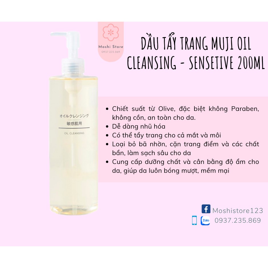 Dầu Tẩy Trang Muji Oil Cleansing Nhật Bản