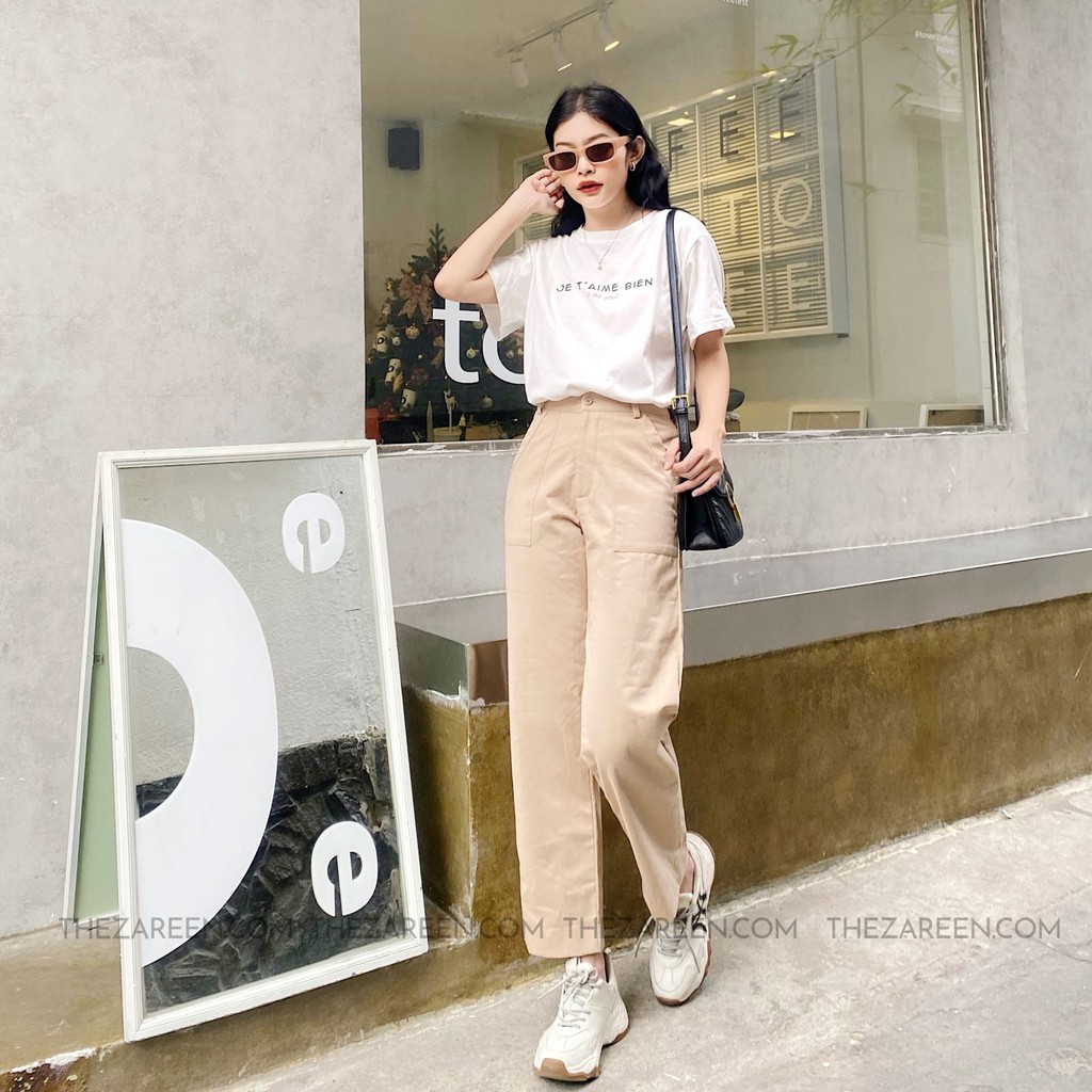 [Mã FADIRECT20 giảm 20K đơn 150K] QUẦN CULOTTES KAKI BASIC ZAREEN TRS13 NUDE | BigBuy360 - bigbuy360.vn