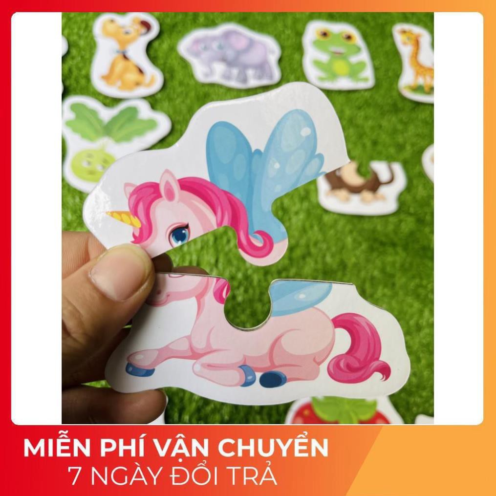 Chò chơi thông minh Bộ Ghép hình Tư duy Thông minh - Học chữ cái, chữ số - 72 PUZZLE