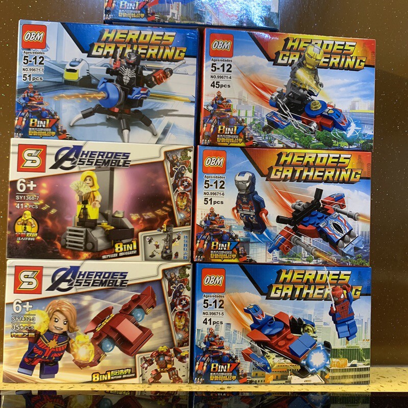 Đồ chơi Lắp Ráp, Xếp Hình Heroes Các Siêu Anh Hùng-Giao Random Mẫu