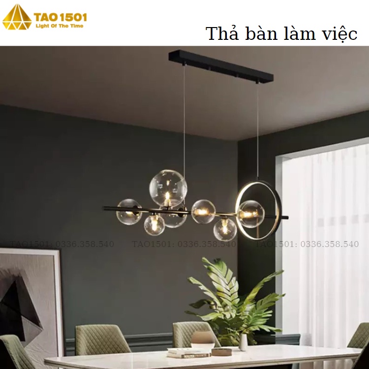 Đèn Thả Bubble - Đèn Thả Bàn Ăn - Đèn Thả Bàn Làm Việc - Đèn Thả Phòng Khách (Tặng kèm bóng led)