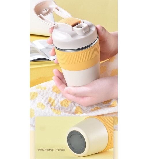 Bình giữ nhiệt cao cấp màu pastel dung tích 480ml phù hợp để mang đi học đi làm