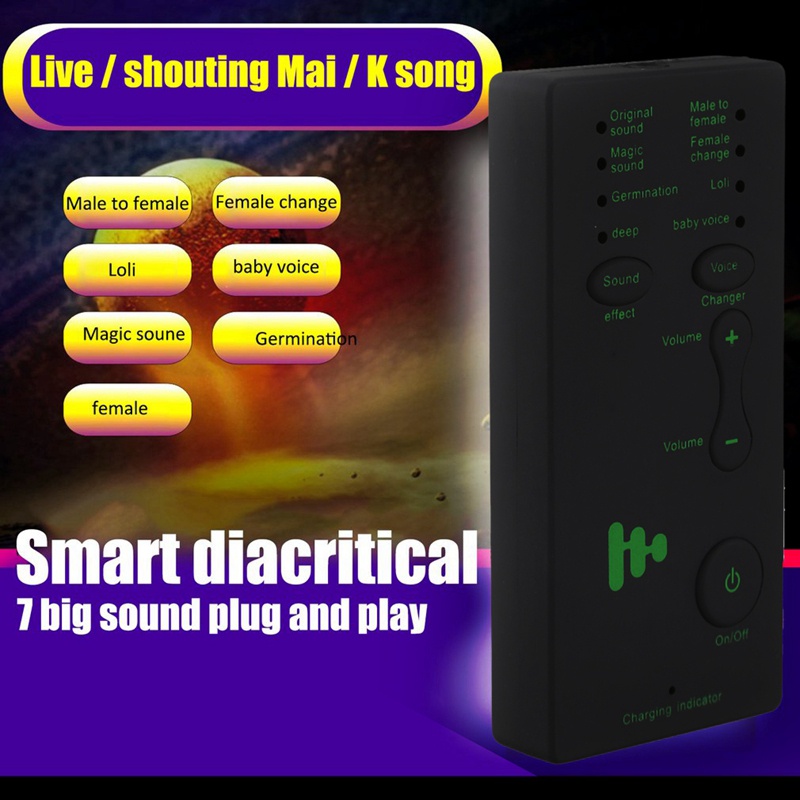 Micro Thay Đổi Giọng Nói 8 Chế Độ Thay Đổi Giọng Nói Cho Game PUBG MIC