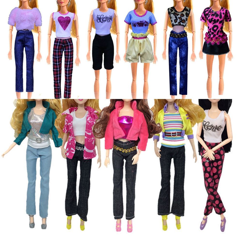 Set đồ thời trang cho búp bê 30cm diy