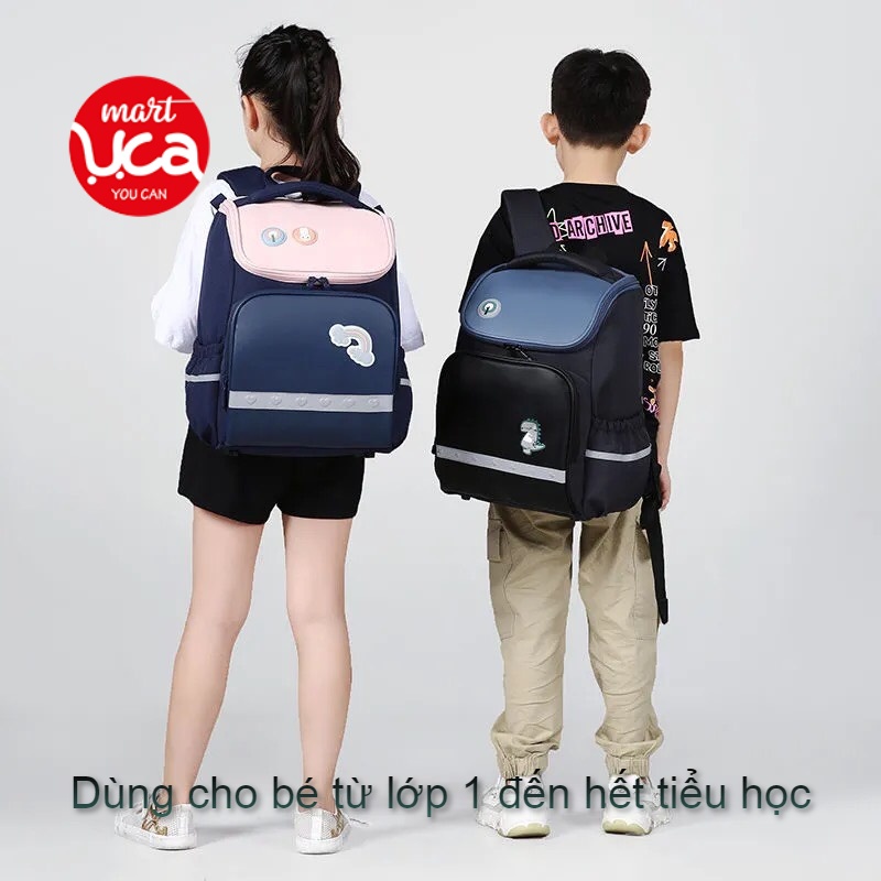 Balo trẻ em chống gù OUdeLE Chính hãng Hàng Nội Địa Trung cho bé đi học chống nước chống xước siêu nhẹ Uca Mart
