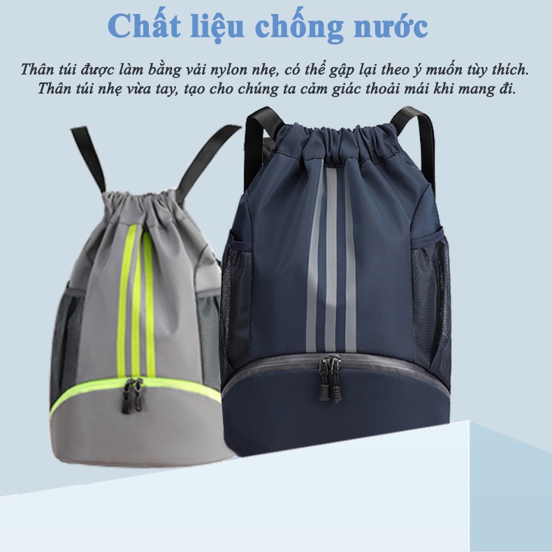 Balo Thể Thao Đá Bóng, Tập GYM, Du Lịch Đa Năng Cao Cấp Chống Thấm Nước