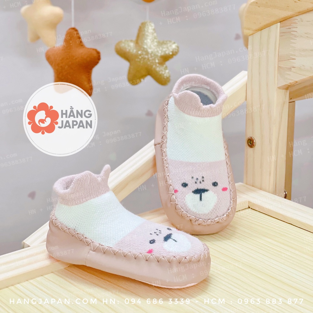 Giày tập đi chống trượt cho bé từ 3 tháng đến dưới 2 tuổi