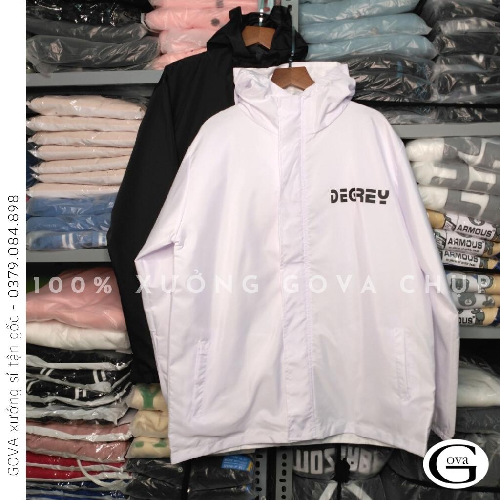Áo khoác dù DEGREY nam nữ form rộng Unisex 2 lớp Chống Nắng Siêu Hot ulzzang Jacket Bomber GOVA