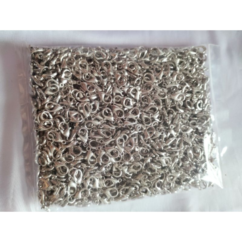 Bán sỉ bịch 1000 móc khoá càng cuaKhoá đầu tôm inox size 10mm không đen không gỉ