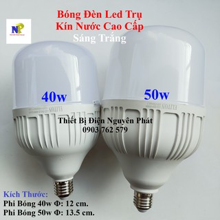[ELITON] Bóng Đèn Led Trụ Kín Nước 40w,50w Cao Cấp - Tiết Kiệm Điện Năng (Ánh Sáng Trắng)