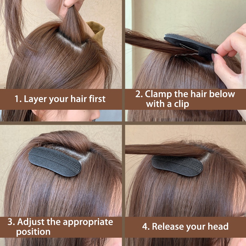 Set 2 Kẹp Tóc Dễ Thương Thoáng Khí Phong Cách Hàn Quốc