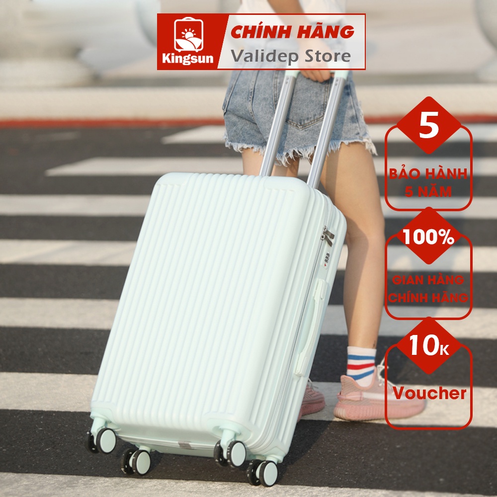 Vali du lịch kingsun vali kéo size20/24inch bảo hành 5 năm KS-T02