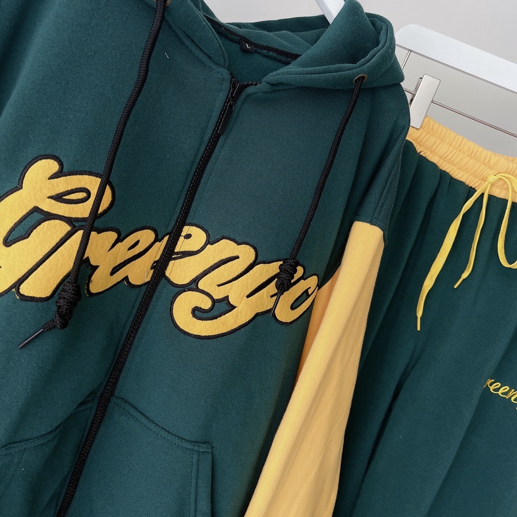 [sẵn]Set đồ áo khoác Green và quần (ảnh thật tại shop) Tanazi Closet