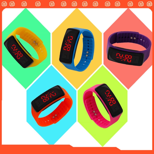 Đồng hồ điện tử dây silicon phát sáng cho bé | BigBuy360 - bigbuy360.vn