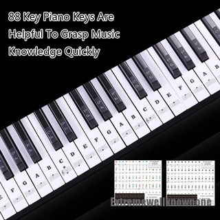 Sticker Dán Bàn Phím Đàn Piano Điện Tử 54 61 88 Phím