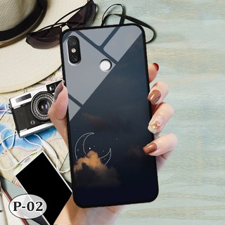 Ốp lưng kính Xiaomi Mi 8- hình 3D