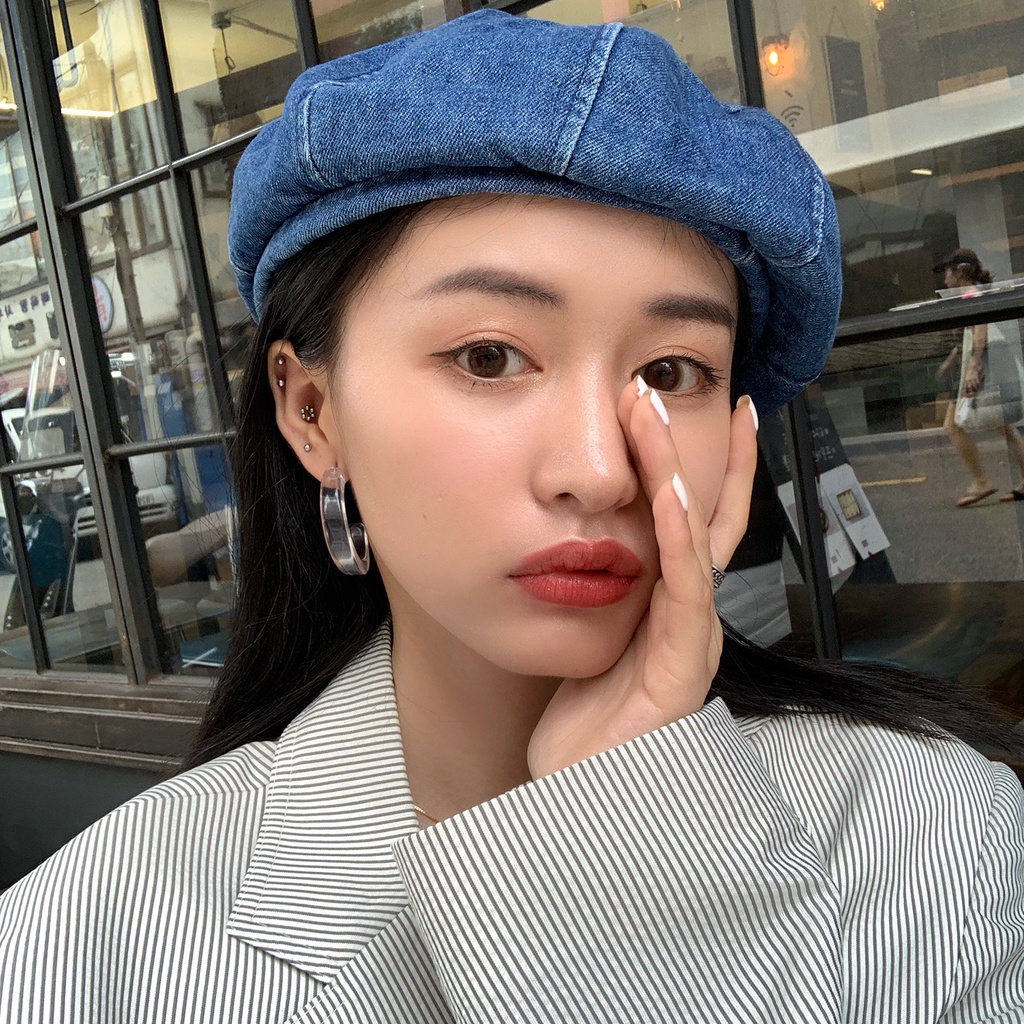 Mũ Beret Kiểu Cao Bồi Hàn Quốc Thời Trang Mùa Xuân 2020 Cho Nữ