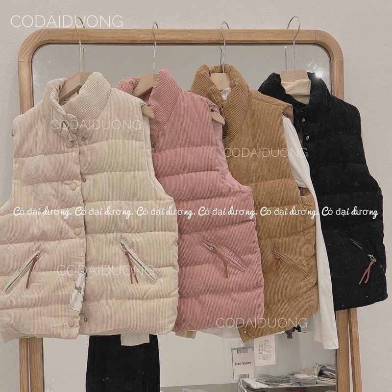 áo phao gile hàng đẹp loại 1 freesize form vừa người ảnh thật