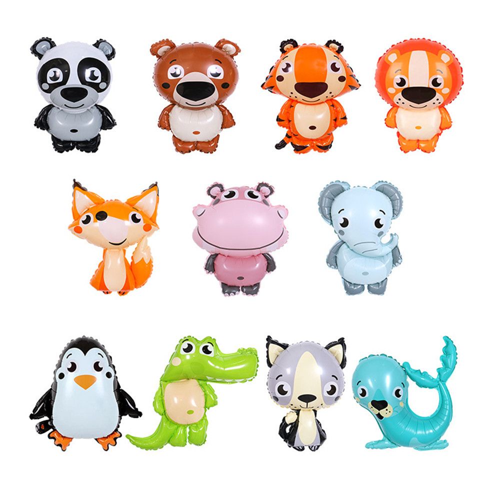 Bong Bóng Nhôm Bơm Hơi Hình Động Vật Hoạt Hình Trang Trí Tiệc Sinh Nhật Cho Bé