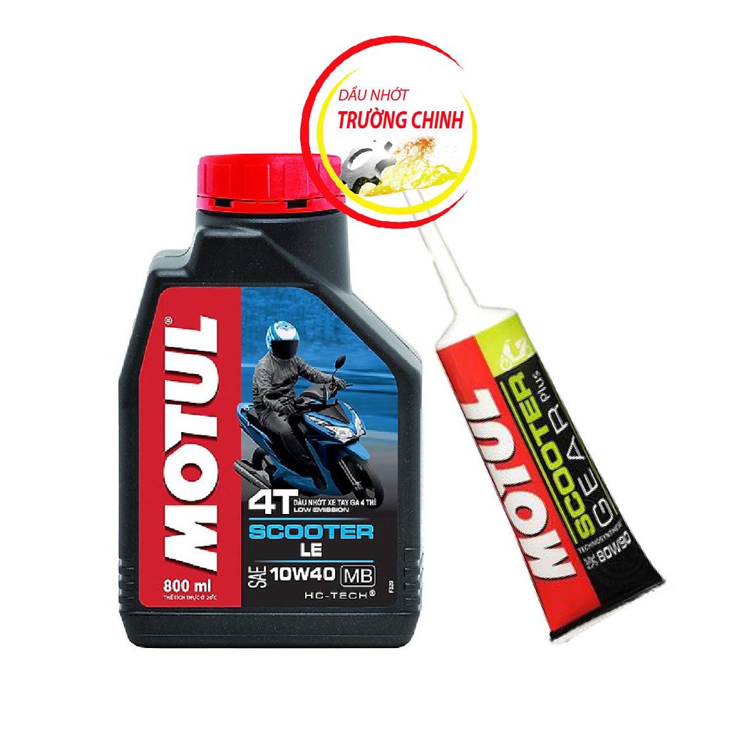 Nhớt Motul Scooter Le 10W40 dành cho xe ga