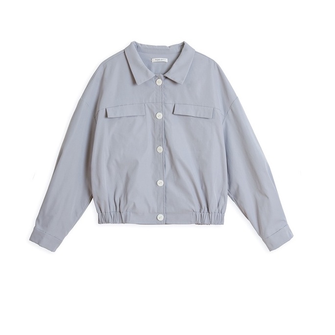 Áo khoác bo nhún sườn gấu, túi chờm, tay chờm Twentyfive TK15