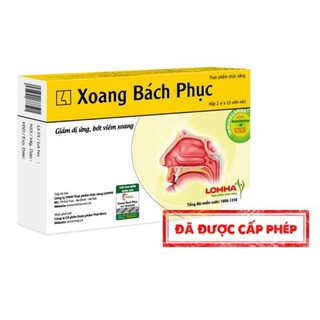 Viên uống Xoang Bách Phục (Hộp 20 viên) [Cota xoang, thông xoang tán]