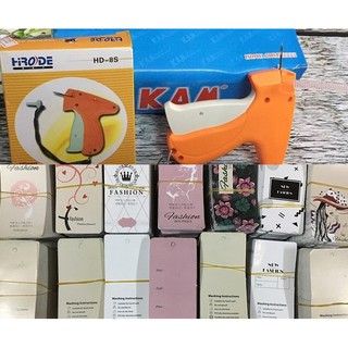ComBo Mác Giấy Treo Quần Áo 250 Chiếc Và 1 Bộ BẤM MÁC