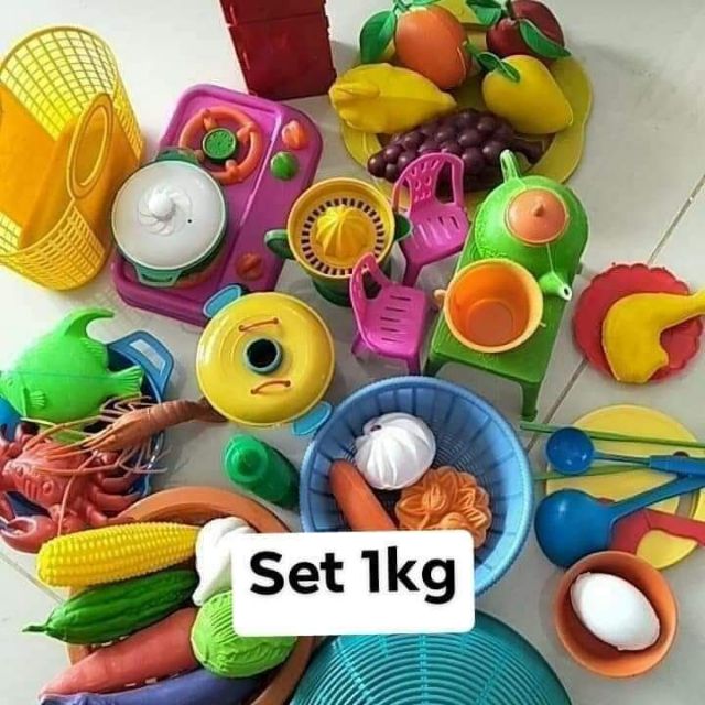 Sét 1kg đồ chơi cân nhựa Việt Nam