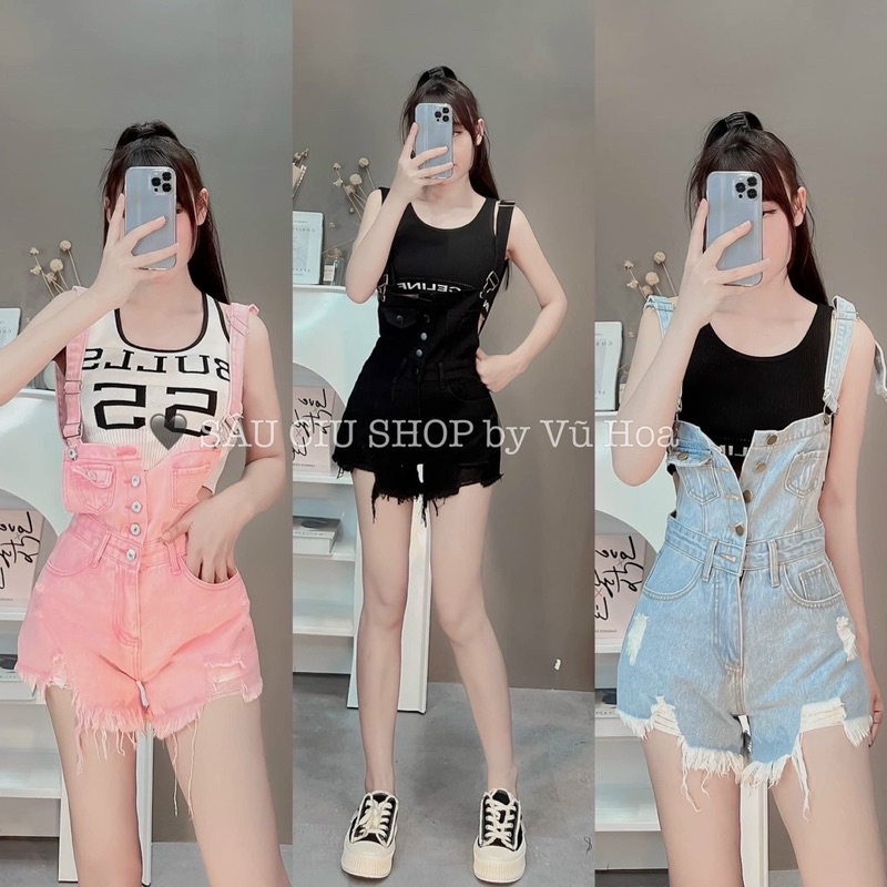 Yếm Jean Rách Siêu Hot