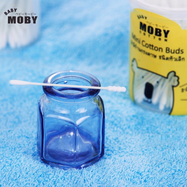 BÔNG TĂM VỆ SINH TAI MOBY CHO BÉ