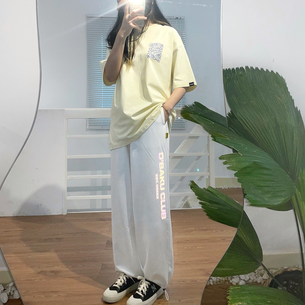 Quần dài D'BAKU BASIC LOGO &amp; D'BAKU CLUB (Phản Quang) - tặng kèm túi Tote