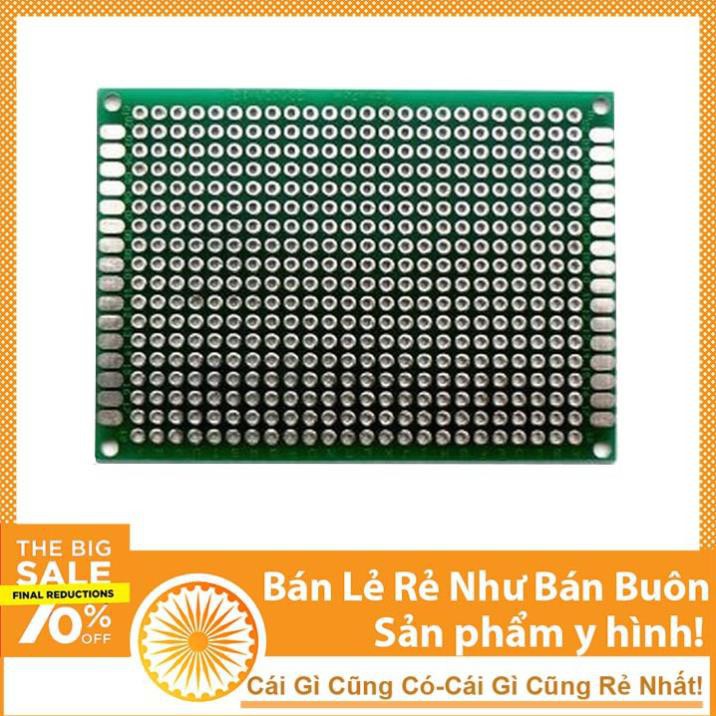 PCB 5x7cm Loại Tốt Phủ Xanh ( PCB Đục Lỗ ) - NTHN