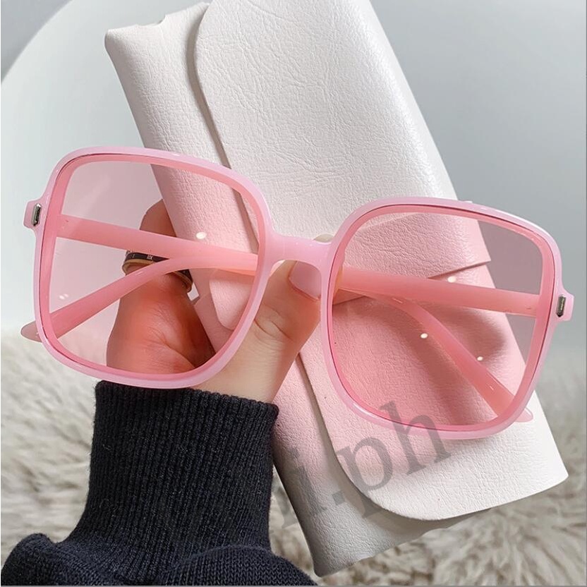 Kilii Kính Mát Gọng Vuông Màu Gradient Chống Tia UV Thời Trang