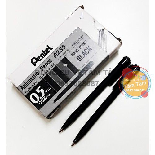 [ TÂM TÂM ]-Chì bấm Pentel A255 - sử dụng Ngòi 0.5 (Hàng Nhật)-