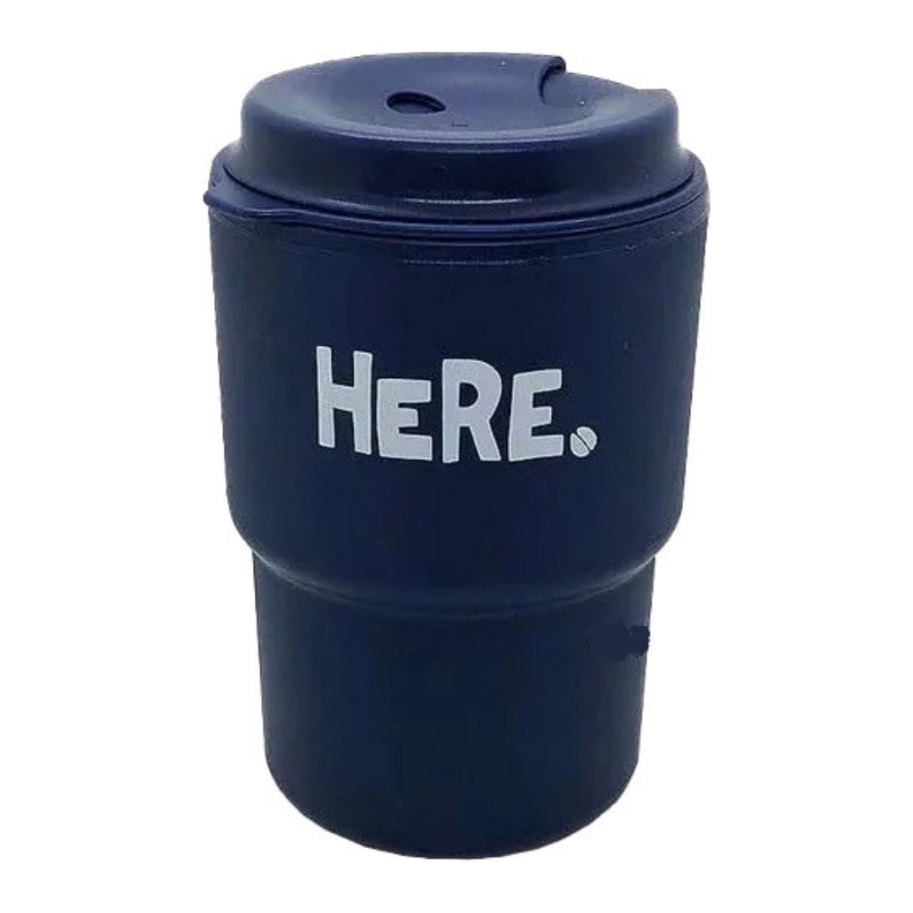 Cốc giữ nhiệt có nắp xoay HERE 320ml cao cấp tiện dụng - Hàng nội địa Nhật Bản.