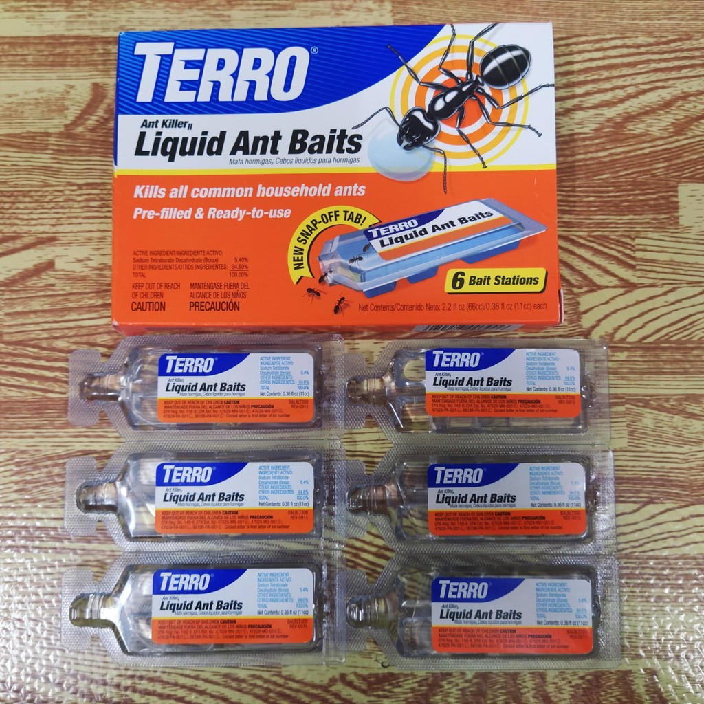 [HÀNG MỸ] Thuốc Diệt Kiến TERRO T300 Liquid Ant Bait Ant Killer