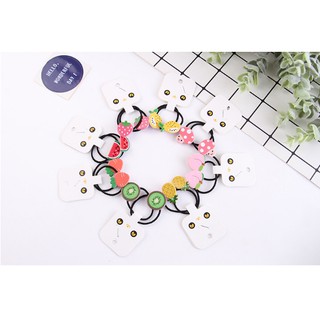 SET 2 CÁI CỘT TÓC TRÁI CÂY CHO BÉ- CỘT TÓC TRÁI CÂY BÓNG